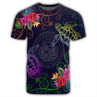 Hawaii Turtle Hibiscus T Shirt Day Style - Polynesian Pride