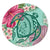 Hawaii Turtle Hibiscus Plumeria Round Carpet - Hug Style - AH Round Carpet Luxurious Plush - Polynesian Pride