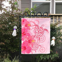 Hawaii Turtle Hibiscus Vintage Pink Flag - AH - Polynesian Pride