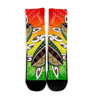 Hawaii Turtle Kanaka Maoli Crew Socks - AH - Polynesian Pride