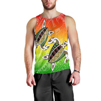 Hawaii Turtle Kanaka Maoli Tank Top - AH Black - Polynesian Pride