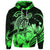 Custom Hawaii Turtle Map Polynesian Hoodie Safety Green - Polynesian Pride