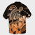 Hawaii Turtle Map Polynesian Hawaiian Shirt Safety Orange - AH - Polynesian Pride