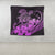 Hawaii Turtle Map Polynesian Tapestry Safety Pink - AH - Polynesian Pride