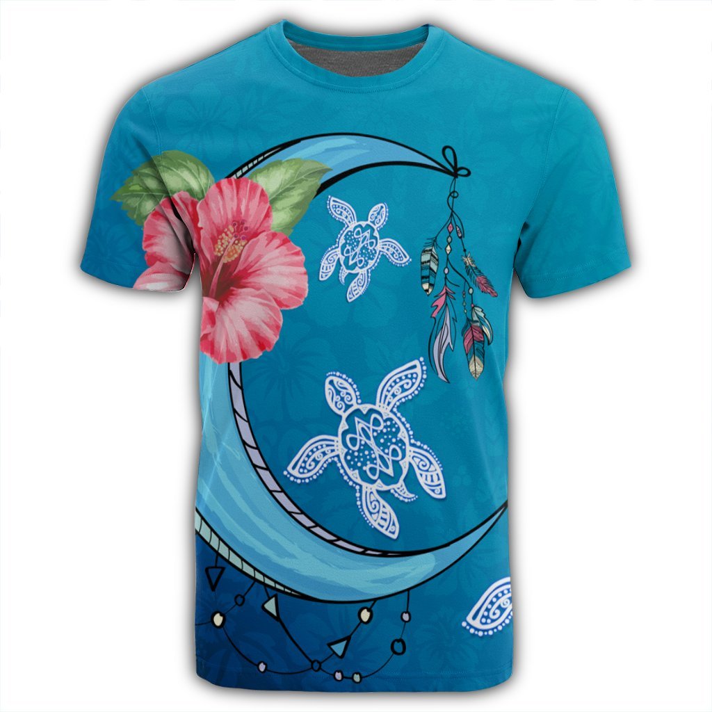 Hawaii Turtle Moon Dream T Shirt - Polynesian Pride