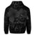 Hawaiian Turtle Ohana Hibiscus Poly Hoodie Gray - Polynesian Pride