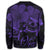 Hawaii Turtle Ohana Hibiscus Poly Sweatshirt - Purple - AH - Polynesian Pride
