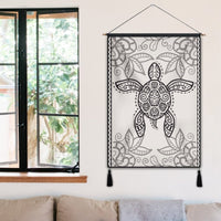 Hawaii Turtle Pattern Hanging Poster - AH - Polynesian Pride