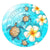 Hawaii Turtle Plumeria Coat Of Arm Ocean Round Carpet - AH Round Carpet Luxurious Plush - Polynesian Pride