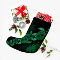 Hawaii Turtle Plumeria Coconut Tree Polynesian Christmas Stocking - Green - AH - Polynesian Pride
