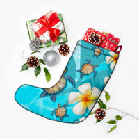 Hawaii Turtle Plumeria Kanaka Ocean Christmas Stocking - AH - Polynesian Pride