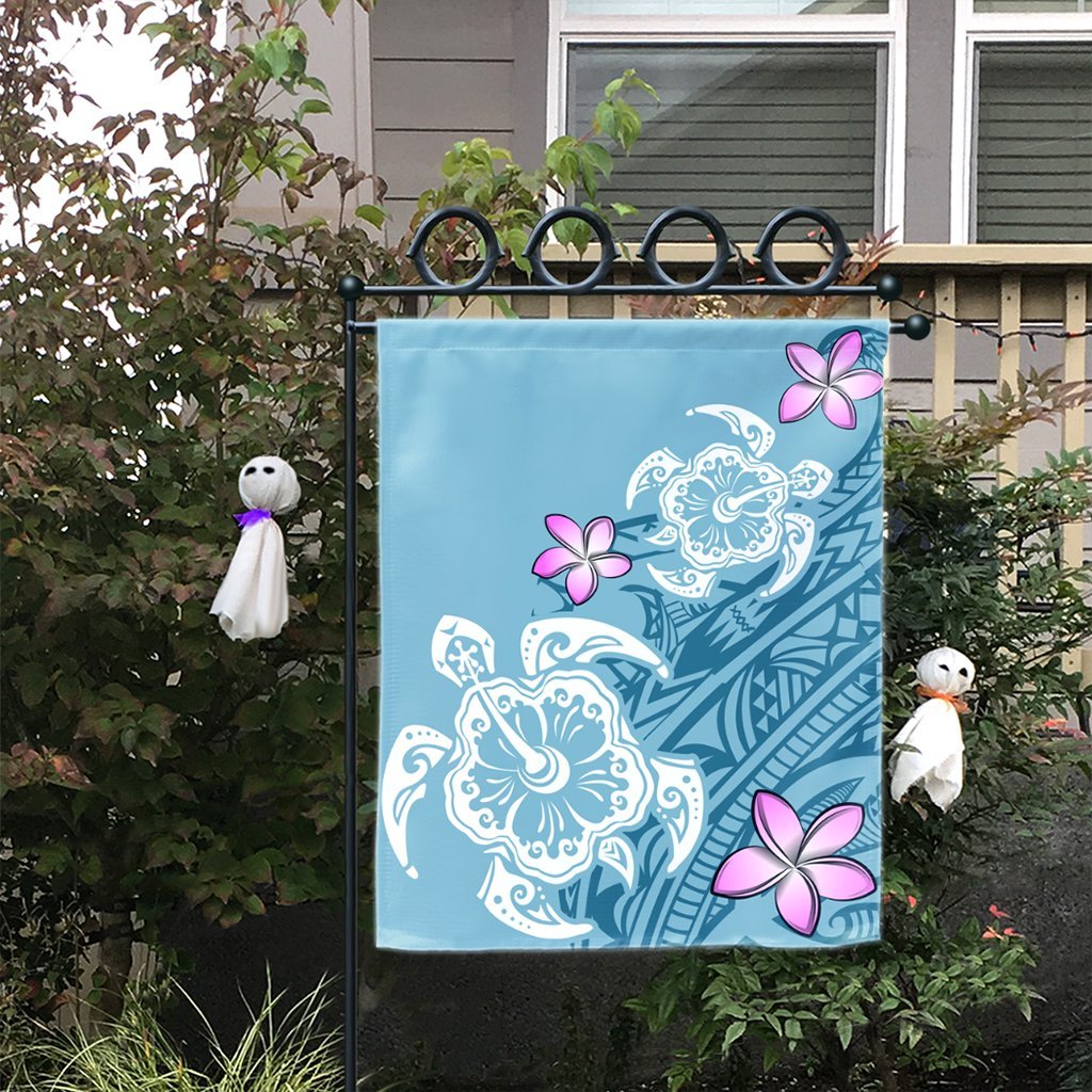 Hawaii Turtle Plumeria Polynesian Simple Flag - AH - Polynesian Pride