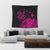 Hawaii Turtle Polynesian Map Plumeria Tapestry Pink - AH - Polynesian Pride