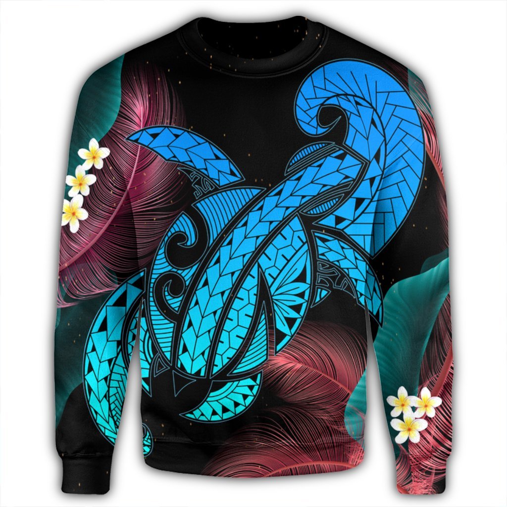 Hawaii Turtle Polynesian Tropical Sweatshirt - Ghia Style - AH - Polynesian Pride