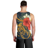 Hawaii Turtle Polynesian Tropical Hibiscus Plumeria Tank Top - AH - Polynesian Pride