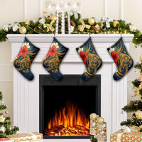 Hawaii Turtle Polynesian Tropical Hibiscus Plumeria Christmas Stocking - AH - Polynesian Pride