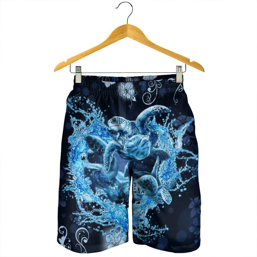 Hawaii Turtle Sea Ohana Men's Shorts - AH - Polynesian Pride