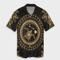 Hawaii Turtle Tradition Hawaiian Shirt - AH Unisex Black - Polynesian Pride