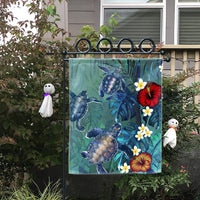 Hawaii Turtle Tropical Art Flag - Hela Style - AH - Polynesian Pride