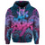 Custom Hawaii Turtle Wave Polynesian Hoodie Hey Style Blue - Polynesian Pride