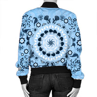 Hawaii Underwater Pattern Bomber Jacket - AH - Polynesian Pride