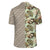 Hawaii Vintage Tropical Jungle Leaves Orchid Bird Lauhala Moiety Hawaiian Shirt - Polynesian Pride