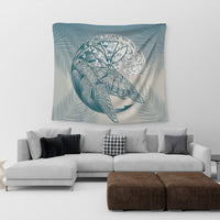 Hawaii Wave Kanaka Turtle Tapestry - AH - Polynesian Pride