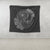 Hawaii Yin Yang Turtle Shark Hibiscus Plumeria Tapestry - Gray - AH - Polynesian Pride