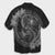 Hawaii Yin Yang Turtle Shark Hibiscus Plumeria Hawaiian Shirt - Gray - AH - Polynesian Pride