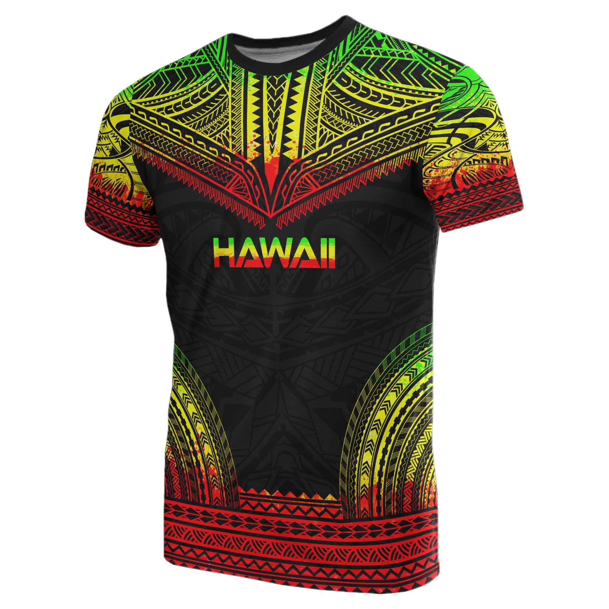 Hawaii All Over T Shirt Hawaii Kanaka Maoli Polynesian Tattoo Reggae Unisex Reggae - Polynesian Pride
