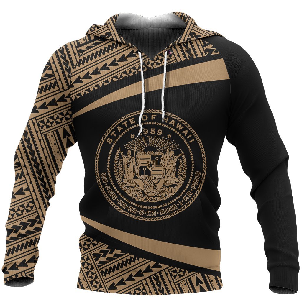 Hawaii Polynesia Hoodie Circle Ver 2.0 Unisex White - Polynesian Pride