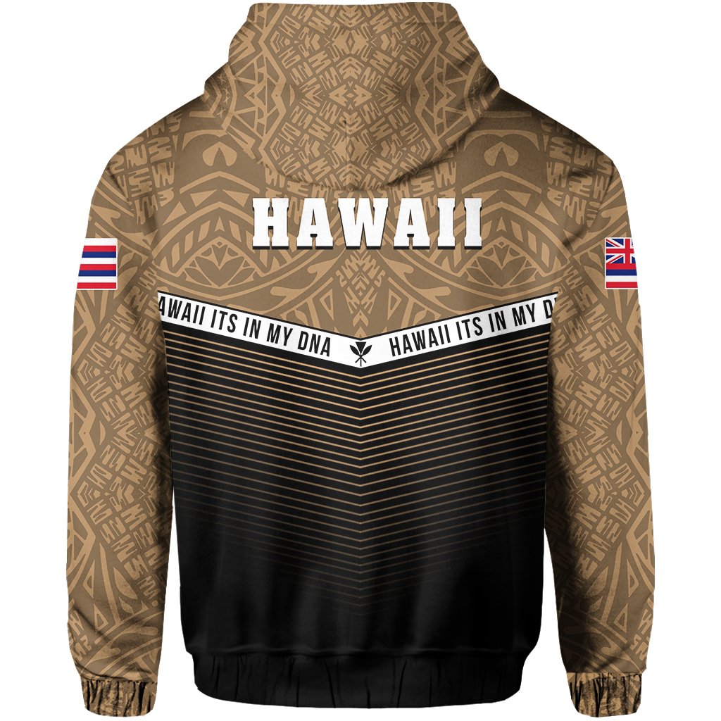 Hawaii Polynesian Hoodie Gold Mix Style - Polynesian Pride