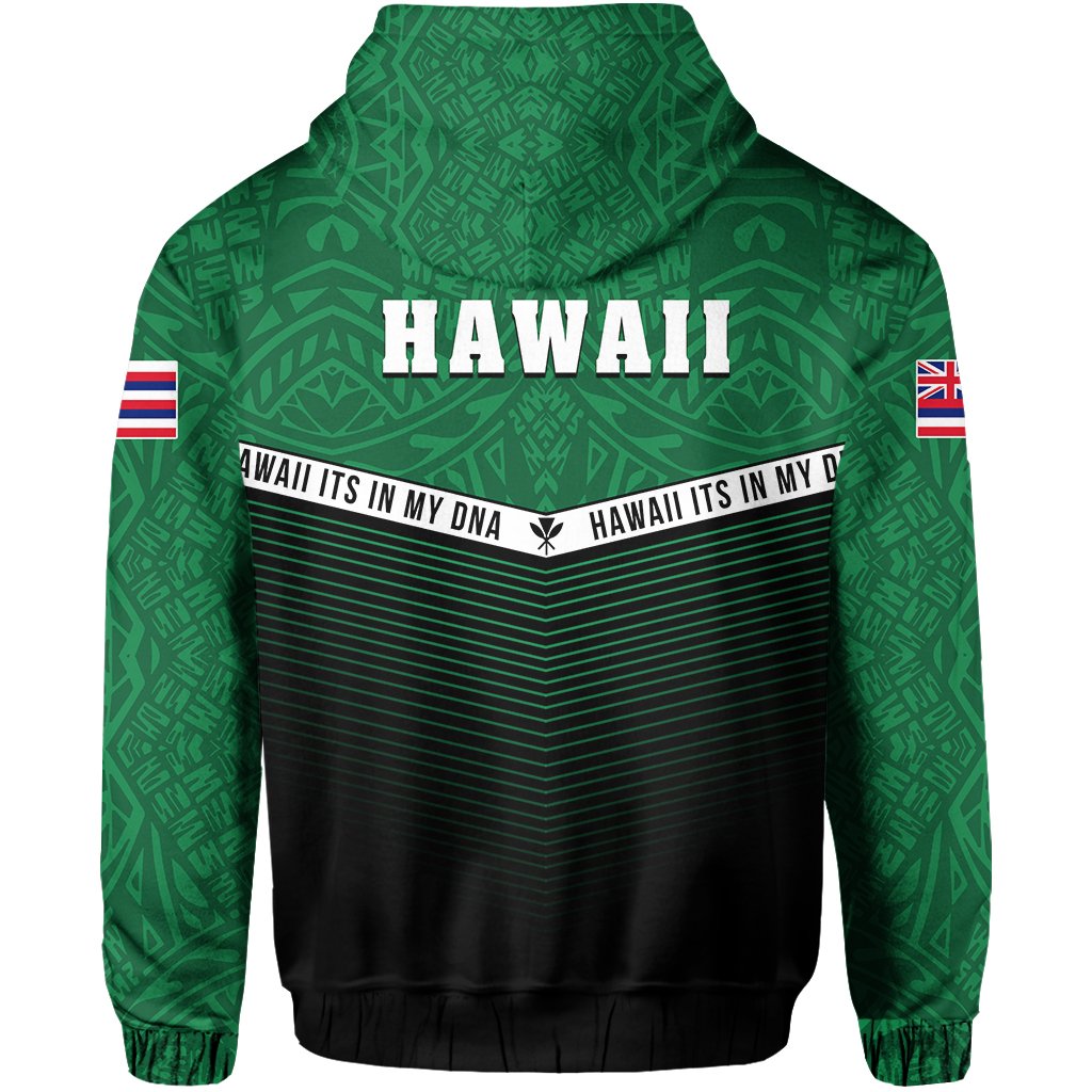 Hawaii Polynesian Hoodie Green Mix Style - Polynesian Pride