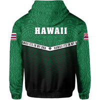 Hawaii Polynesian Hoodie Green Mix Style - Polynesian Pride
