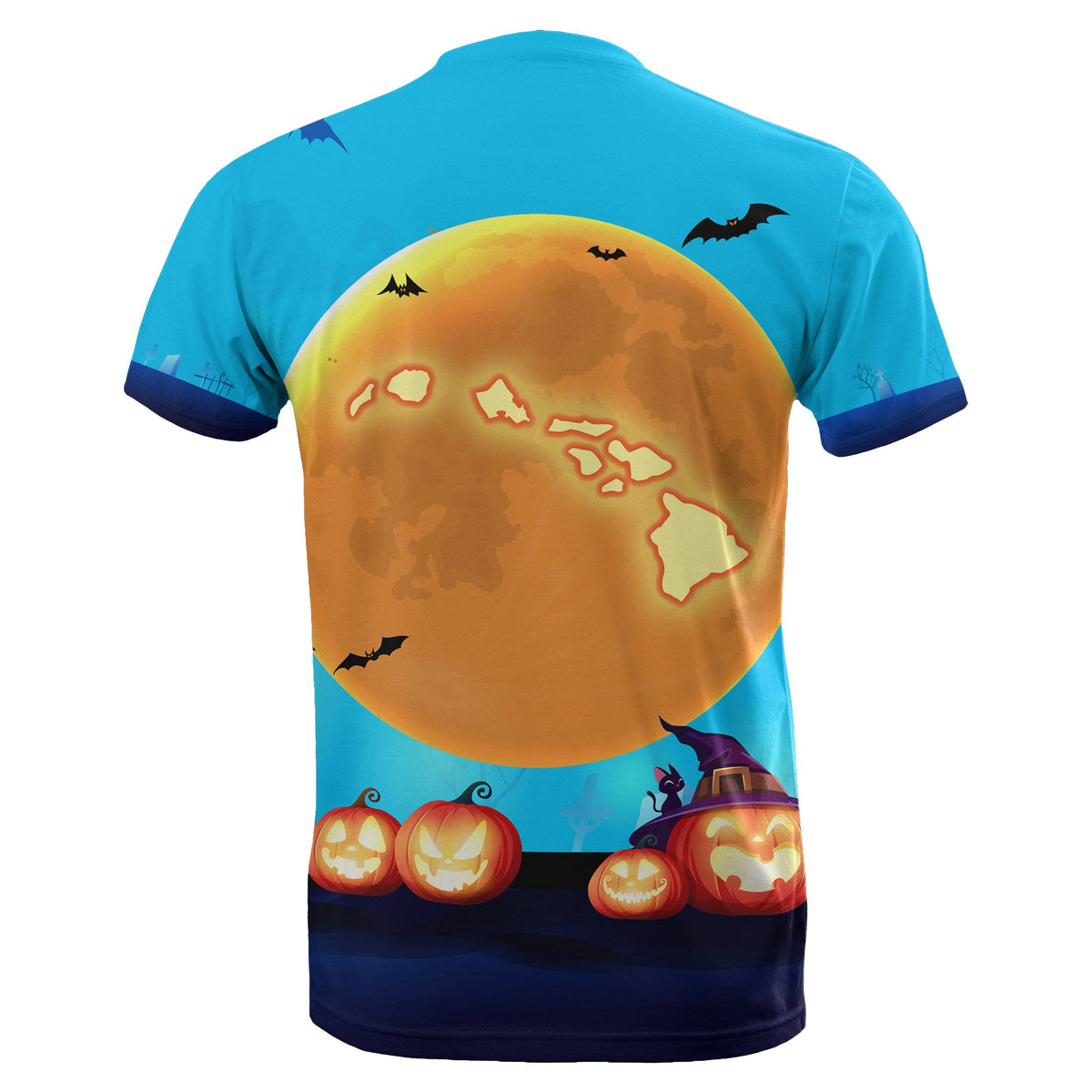 Hawaii Halloween Pineapple T Shirt - Polynesian Pride