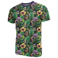 Hawaii Hibiscus and Plumeria Green T Shirt - Polynesian Pride