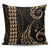 Hawaii Kakau Gold Polynesian Pillow Covers One Size Zippered Pillow Case 18"x18"(Twin Sides) Gold - Polynesian Pride