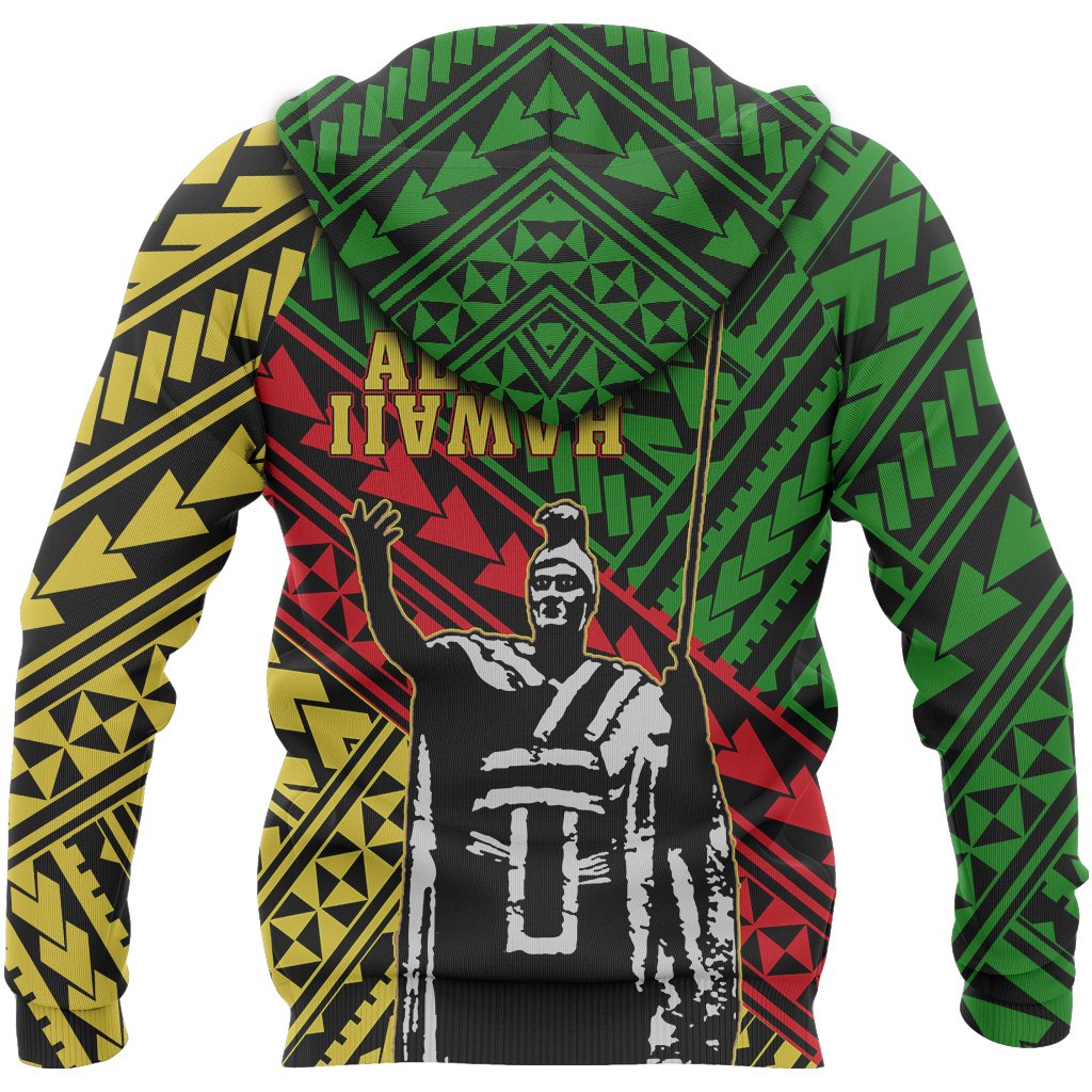 Hawaii King Kanaka Flag Hoodie - Polynesian Pride