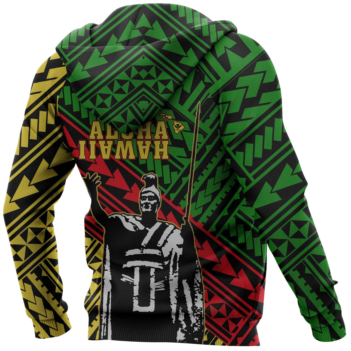 Hawaii King Kanaka Flag Hoodie - Polynesian Pride