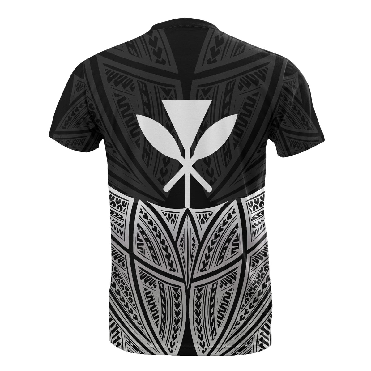 Hawaii Polynesian Custom T Shirt Black Pride Map and Seal - Polynesian Pride