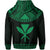 Hawaii Kanaka Polynesian Hoodie Divinity Green - Polynesian Pride