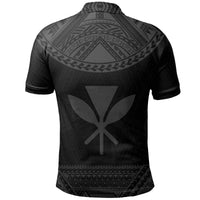 Hawaii Kanaka Polynesian Polo Shirt Divinity Gray - Polynesian Pride