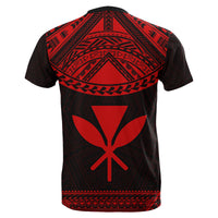 Hawaii Kanaka Polynesian T Shirt Divinity Red - Polynesian Pride