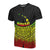 Hawaii Polynesian T Shirt Reggae Pride Map and Seal Unisex Reggae - Polynesian Pride