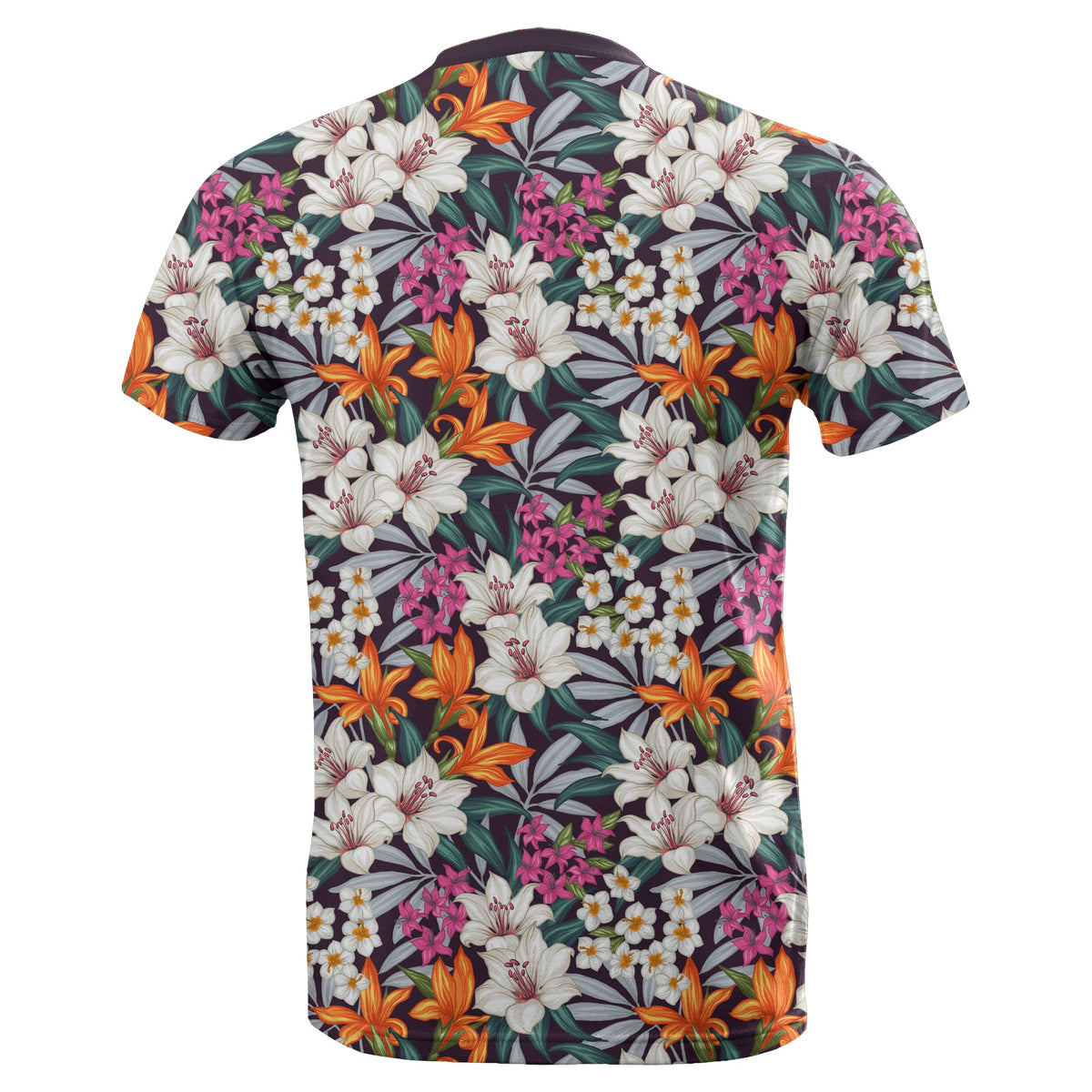 Hawaii Seamless Exotic Pattern With Tropical Leaves Flowers T Shirt - Polynesian Pride
