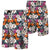 Hawaii Seamless Exotic Pattern With Tropical Leave Board Shorts Men White - Polynesian Pride