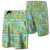 Hawaii Seamless Exotic Tiki Pattern Board Shorts Men Green - Polynesian Pride