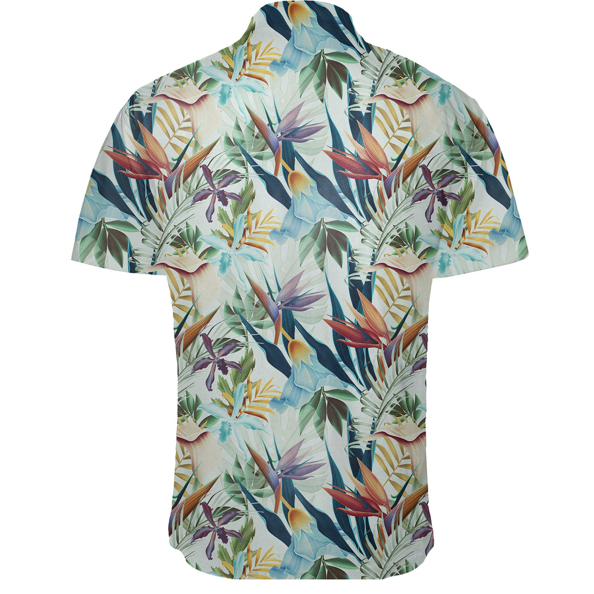 Hawaiian Shirt - Seamless Tropical Flower Plant And Leaf Shirt - Polynesian Pride