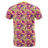 Hawaii Seamless Tropical Flower Plant Pattern Background T Shirt - Polynesian Pride