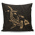 Hawaii Shark Gold Polynesian Pillow Covers One Size Zippered Pillow Case 18"x18"(Twin Sides) Gold - Polynesian Pride
